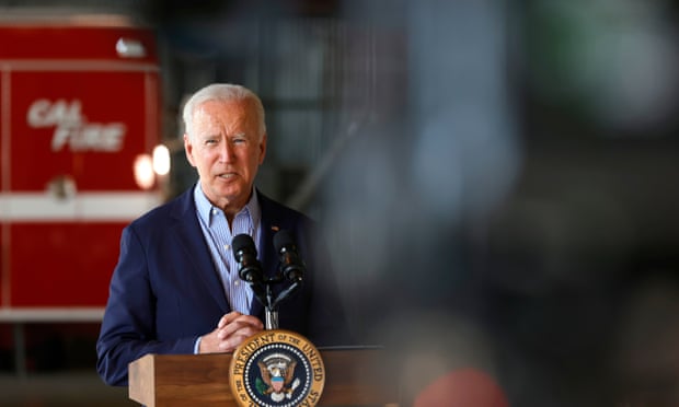 It’s a reality’: Biden calls for urgency in California as climate crisis fuels wildfires