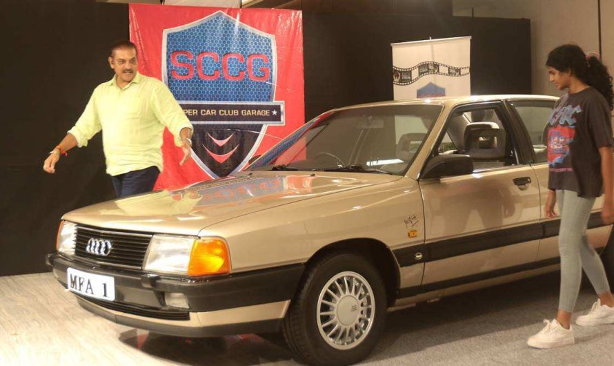 Ravi Shastri on restored Champion of Champions Audi car